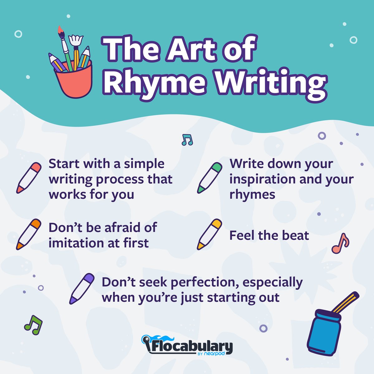🎤 Let’s break it down: Writing rhymes is not easy, but you may have some aspiring rappers in your class. Share wisdom from Flocab rapper, Dillon, & Co-founder, Blake Harrison, as they break down their process for writing rhymes.🔥 bit.ly/3sE8AGL #nationalpoetrymonth