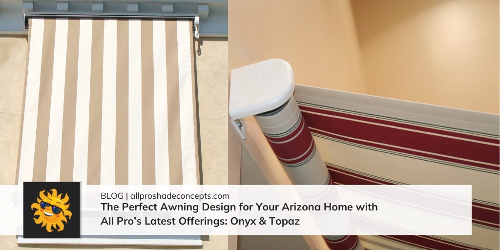 Don't settle for a boring, outdated awning – upgrade to All Pro Shades Concepts' new Topaz and Onyx models! They're the perfect choice for anyone looking to elevate their outdoor space. ☀️ bit.ly/3xIbPo2 #OnyxAwning #TopazAwning #PatioIdeas #Phoenix #Arizona