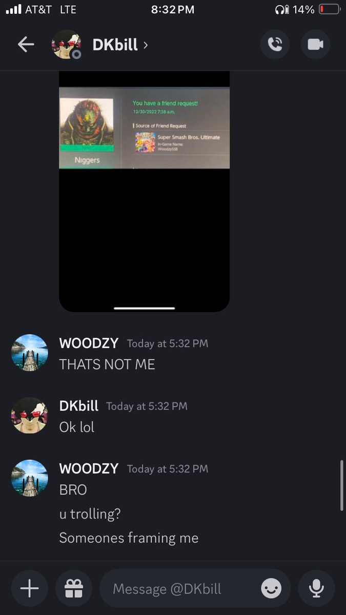 WoodzySSB's tweet photo. Whoever is fucking doing this to me, I will find you and make sure you pay. I have already been through enough in the past few days https://t.co/Hc8hfuCaWT