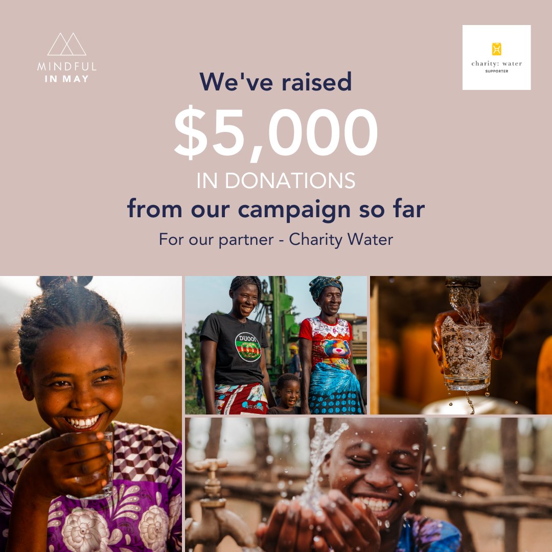 🌍💧 Thanks to your support, we've raised $5,000 for Charity Water! Let's aim to triple this impact, bringing more clean water to those in need. Every contribution counts! #CharityWater #ImpactTogether