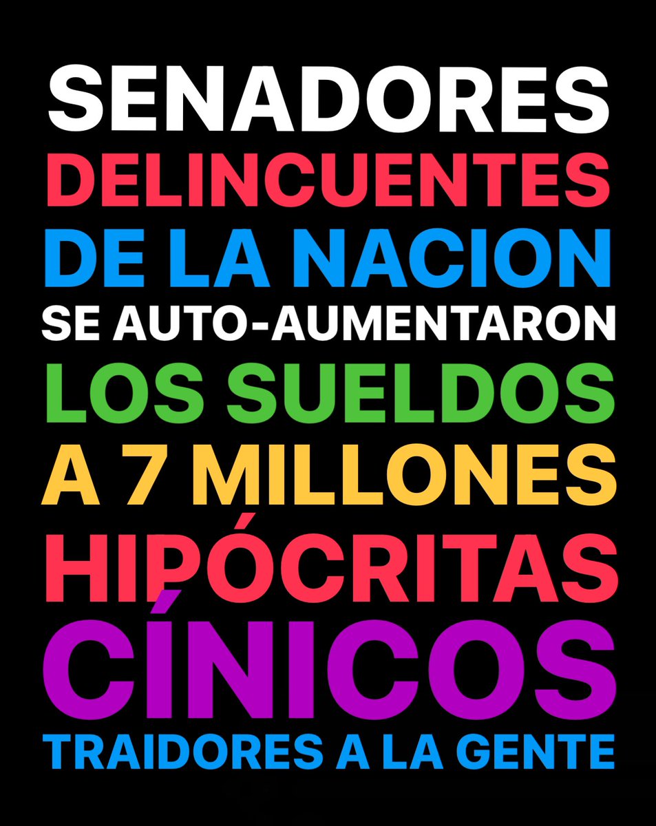 Senadores de la Nación