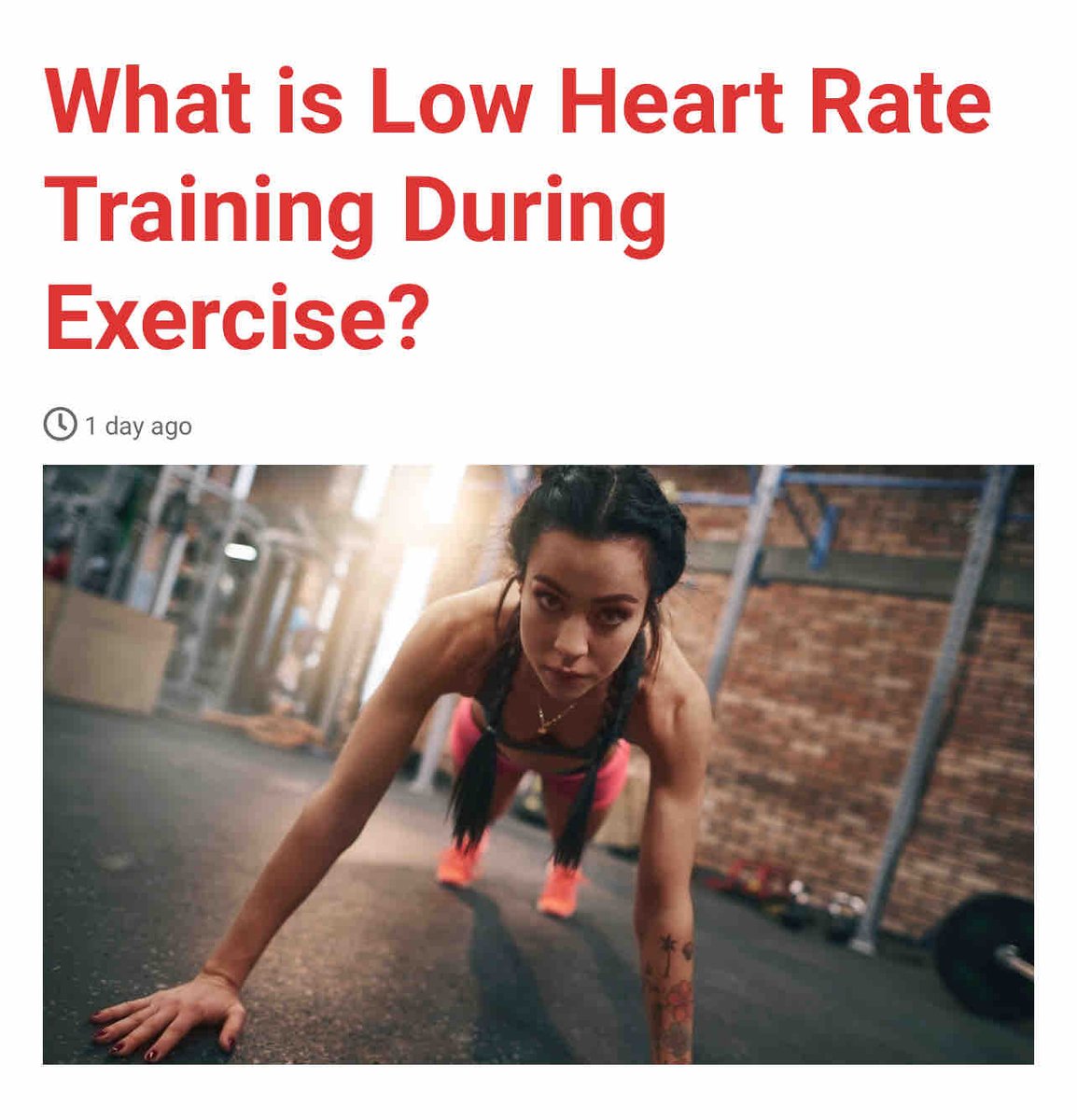 What is Low Heart Rate Training During Exercise?

👉 Read more here👇
👉 ironmagazine.com/2024/what-is-l…

#heartrate #lowheartrate #training #exercise #fitness #healthblog #ironmagazine