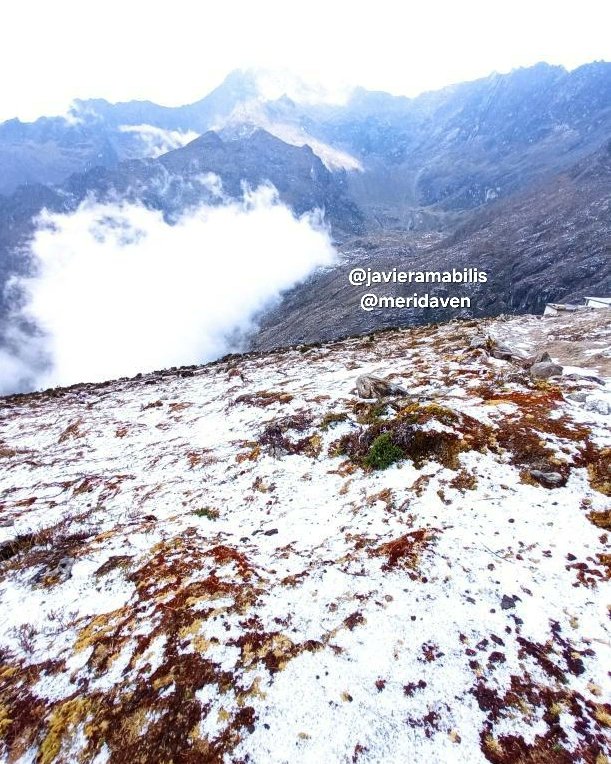 MeridaNatural's tweet photo. ❄️Primera Nevada del 2024 en la Estación Loma Redonda 🥶
📍No nevaba en esta estación desde el año 2019.
Fotos Instagram de Meridaven y @javieramabilis
¡Visita nuestta bella Mérida! 🏔️🚠
#Mérida #meridanatural https://t.co/8bIb2CCWWU