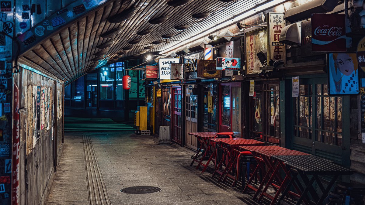 深夜の東京