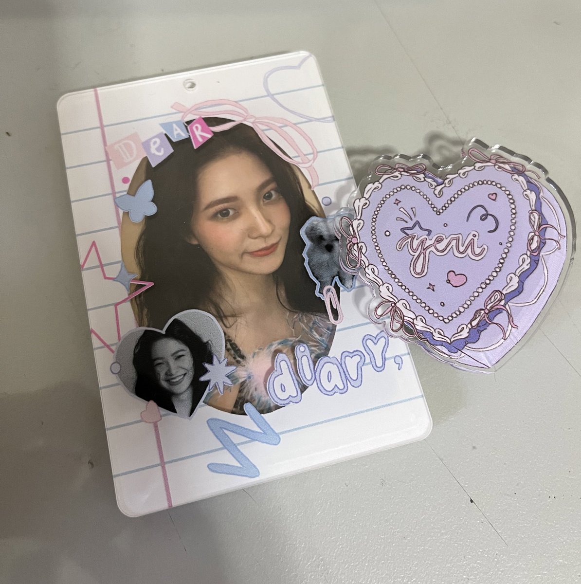 yeri looks even cuter in this photocard holder😘💜 
safely arrived, thank you 🫶🏻🫶🏻🫶🏻🫶🏻🫶🏻 @KIMYERIM_IDN