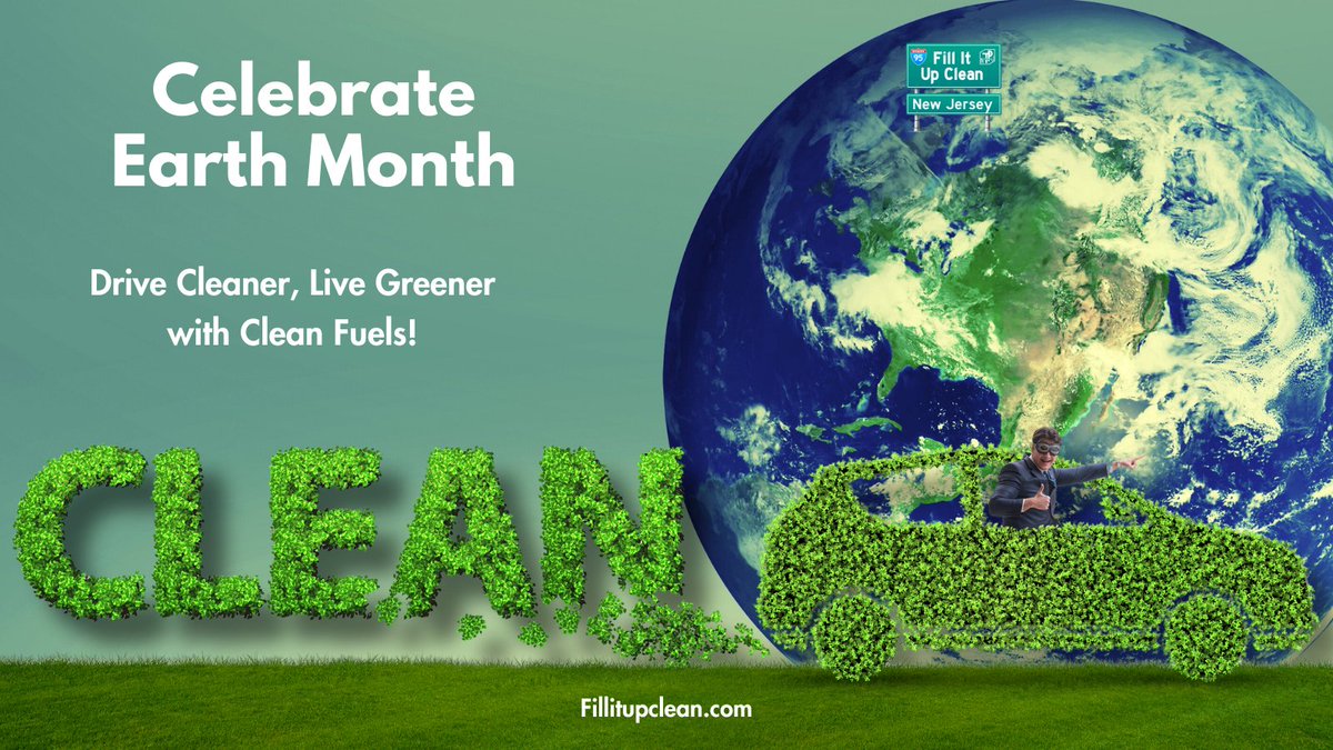 This Earth Month, let's commit to a cleaner drive for a greener life. Embrace the power of clean fuels and take a step forward for New Jersey and our planet. #EarthMonth #DriveClean #GreenLiving