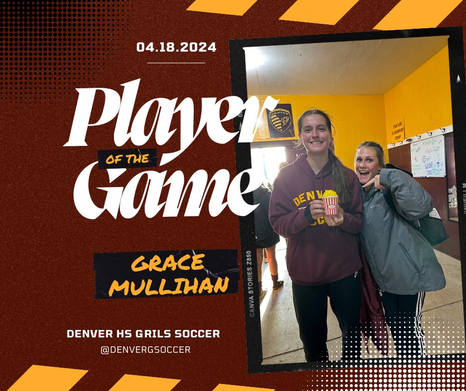 Denver High School Girls Soccer (@denvergsoccer) on Twitter photo Tonight’s Player of the Match, <a href="/GraceMullihan/">grace mullihan</a> ! Grace had 2 goals and one assist while also creating tons of chances for our offense. Tonight’s Player of the Match, <a href="/GraceMullihan/">grace mullihan</a> ! Grace had 2 goals and one assist while also creating tons of chances for our offense.