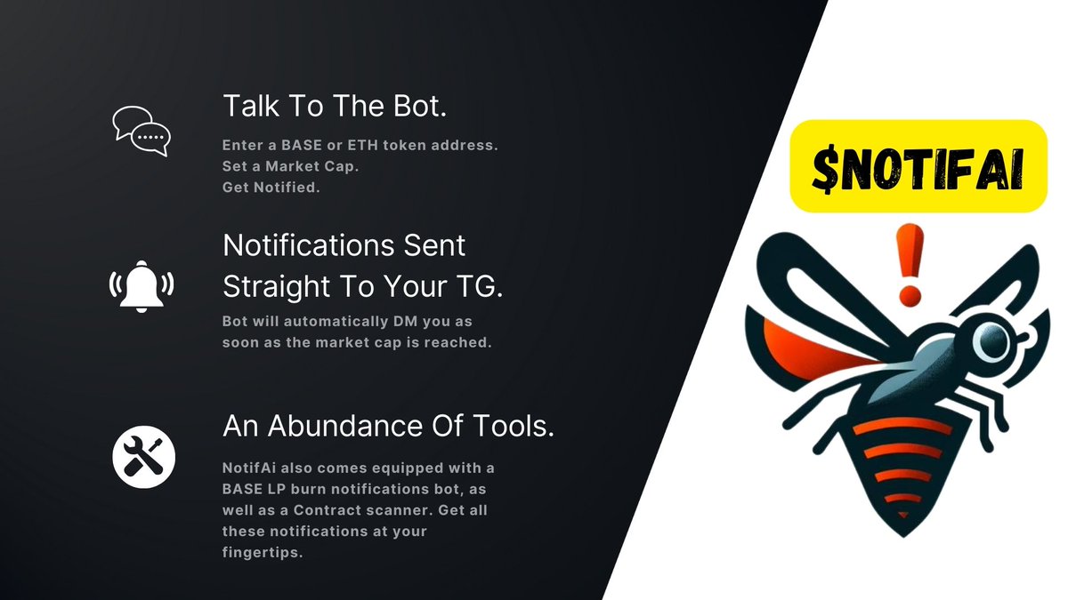 NotifaiToken's tweet photo. @stekisteks GM HABIBI, DID ANY OF THE ALERTS YOU SET ON #NOTIFAI TRIGGER YET? https://t.co/P6LKxBBnwd