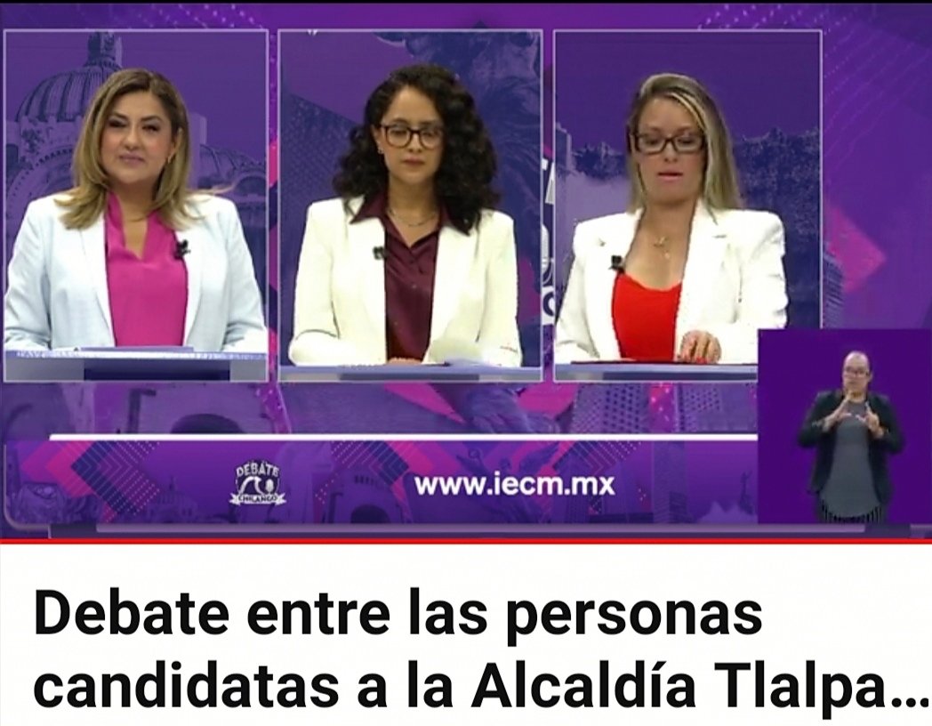 Ha finalizado el debate entre las tres candidatas a la <a href="/TlalpanAl/">Alcaldía Tlalpan</a> .
¿Lo siguieron?
¿Qué les pareció?