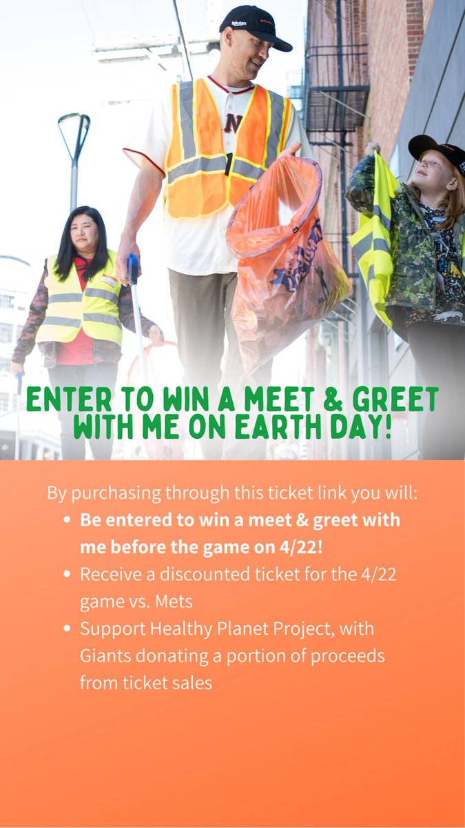 Buy your tickets for the @SFGiants game on #EarthDay here: fevo-enterprise.com/event/Healthyp…