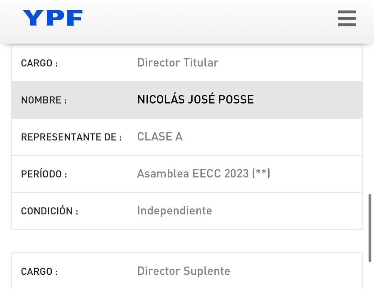 cristiancim's tweet photo. Contó @JonHeguier recién que el Jefe de Gabinete y su número dos (Posse y Rolando) SON DIRECTORES DE YPF. Se acaban de aumentar su sueldo a 70 millones de pesos por mes. 70 lucas verdes por mes. LA JEFATURA DE GABINETE DE MILEI.
CON LA TUYAAAAA https://t.co/eYBjKXv1ai