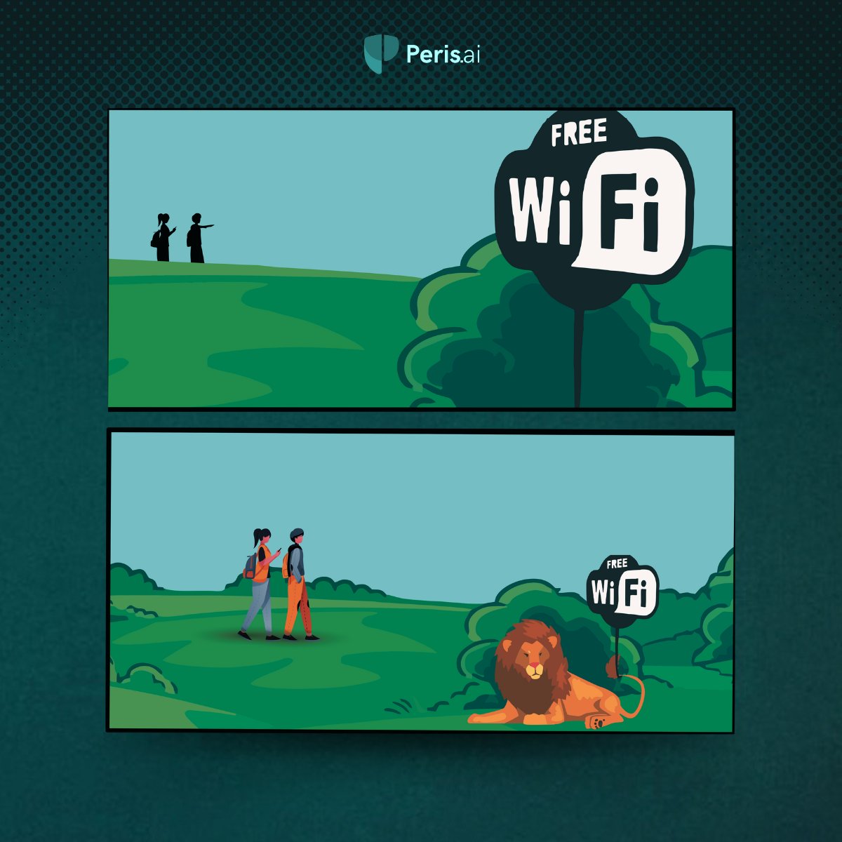 Shield Your Data, Dodge the Dangers of Deceptive Wi-Fi! 🛡️📶 

No matter where you are. Your data's safety is non-negotiable! 

#DataProtection #SafeSurfing #VPNUsage #FirewallFortress #SecureNetwork #DigitalSafety #Perisai #Cybersecurity #YouBuild #WeGuard