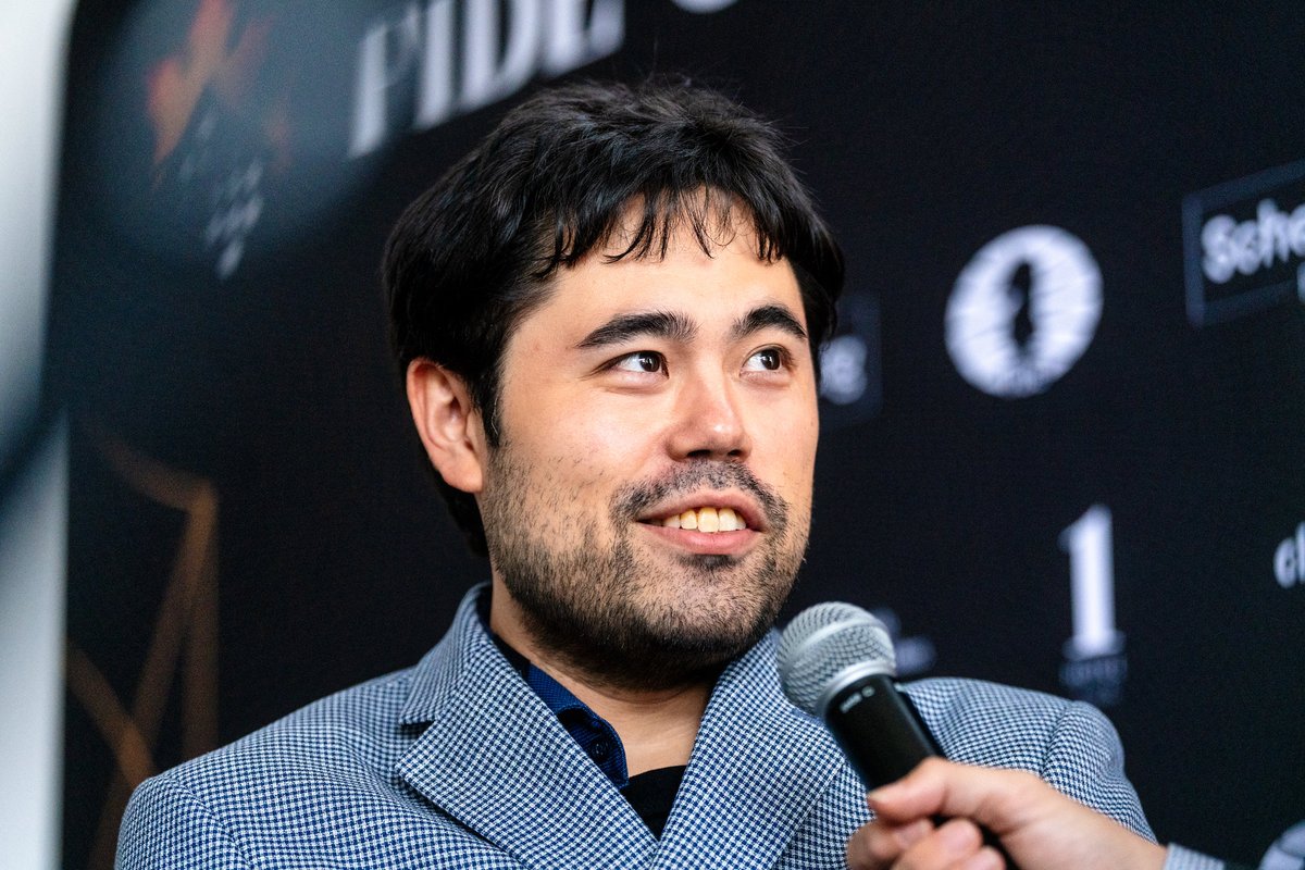 'Experience! Between Fabiano, myself and Ian, we all have so much experience. All three of us are used to this situation to some degree', Hikaru Nakamura about which factor is the most important to win the #FIDECandidates. Watch the press conference 👇 🔗 youtube.com/watch?v=WbxQjz…