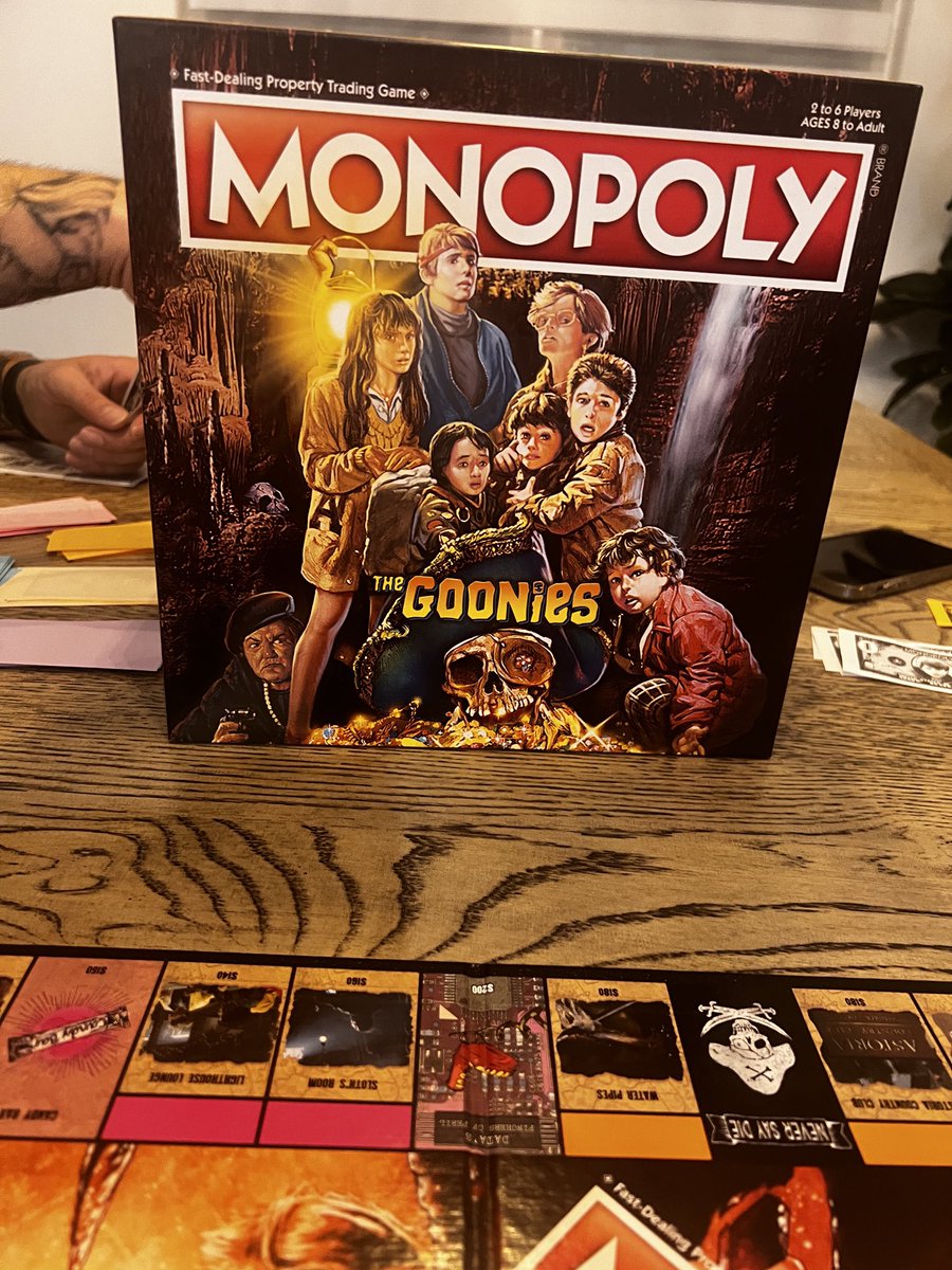 RobertJohnDavi's tweet photo. To all Goonie fans -why did @warnerbros @WBHomeEnt and @Hasbro not include the Fratelli Brothers in the game !Big Mistake !! Next year is the 40th anniversay -of Goonies it they put Francis and Jake in the game - So many more would buy the game !!!! Lol https://t.co/xytwItmpD5