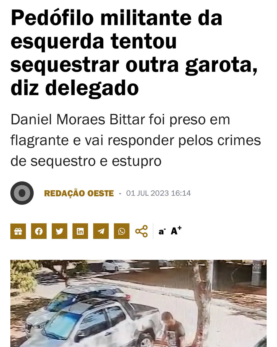 O polêmico tweet media