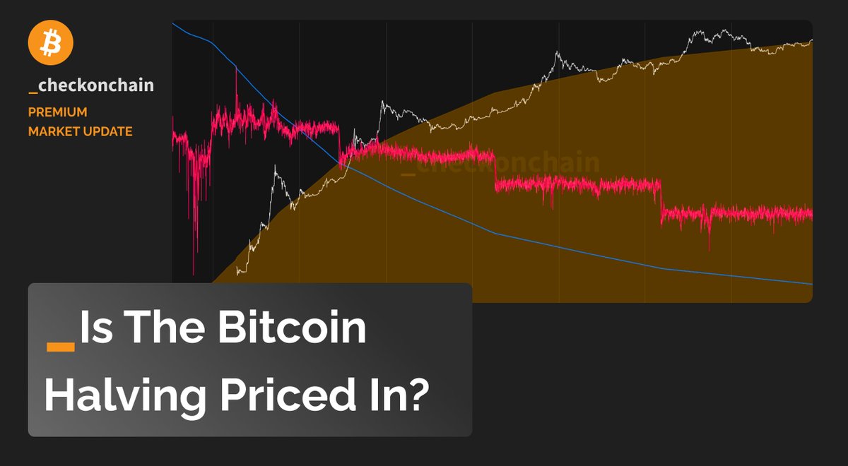 Full #Bitcoin halving analysis in my latest newsletter for paid  @_checkonchain subscribers. https://t.co/aP2CLbO27O