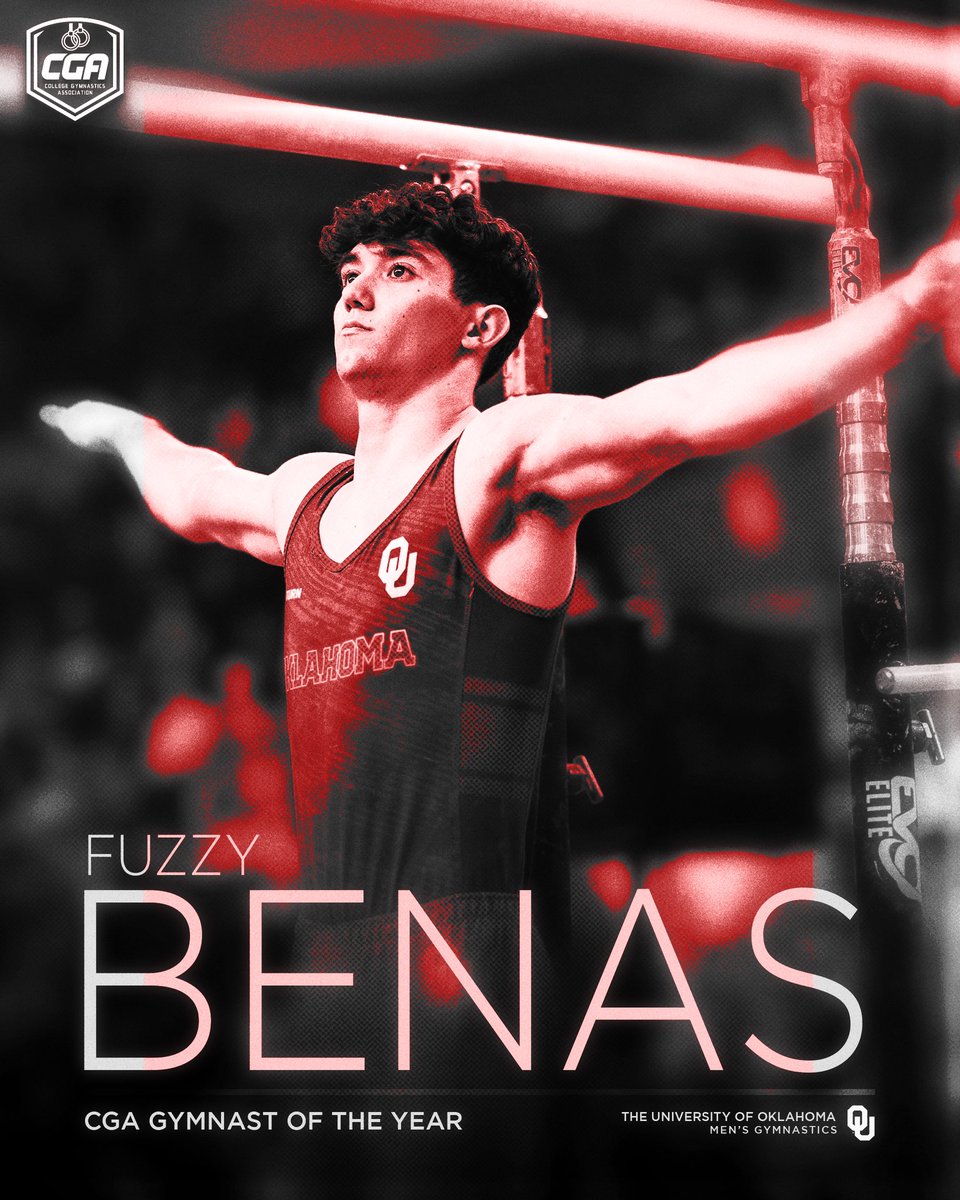 𝐌-𝐕-𝐏 Fuzzy Benas is the national Gymnast of the Year! #BoomerSooner ☝️
