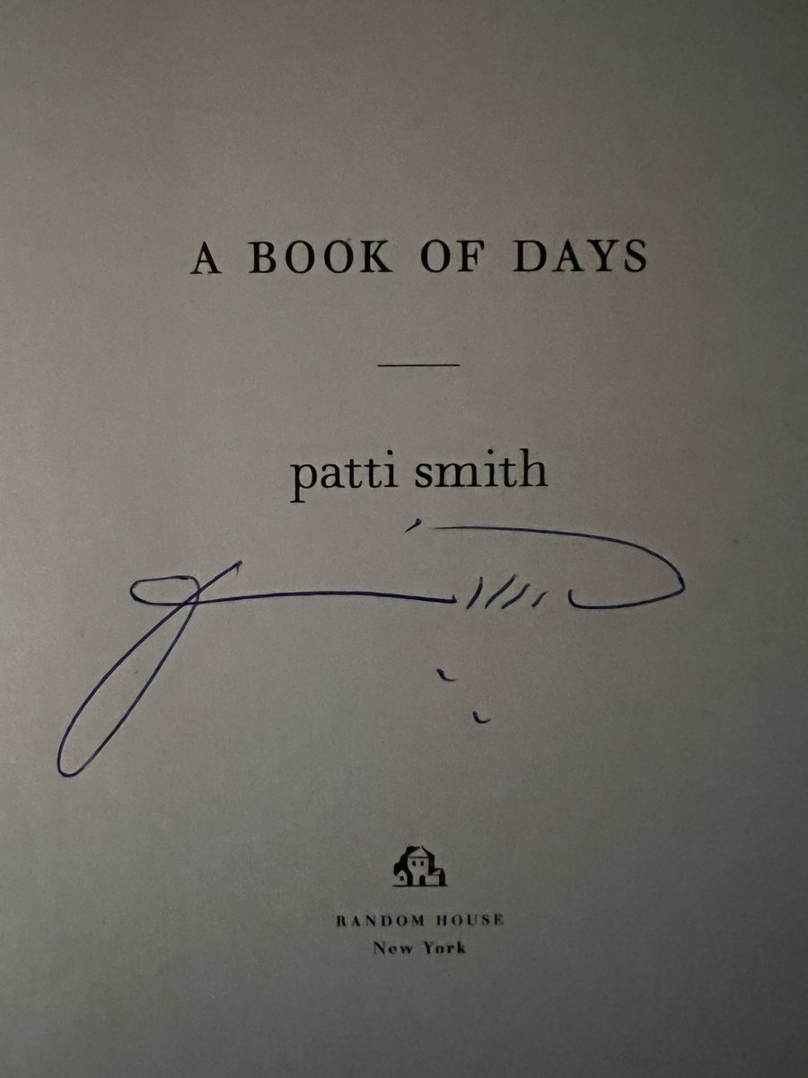 Great to see Patti Smith this week at the terrific <a href="/greenlightbklyn/">Greenlight Bookstore</a>