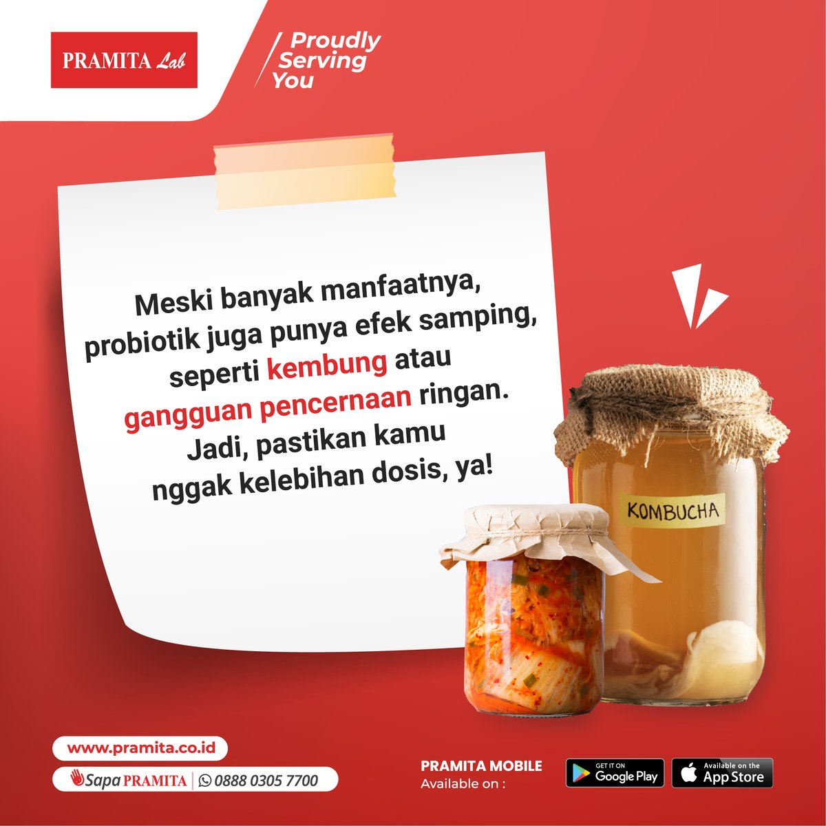 pramitalab_id's tweet image. Siapa di sini yang sudah kenal sama probiotik? Yup, bakteri baik ini bisa banget jadi sahabatmu dalam perjalanan diet! Jangan remehkan kekuatan probiotik, terutama si Lactobacillus yang bisa bantu ngecilin lemak tubuh loh
#Milenial #Probiotik #DietSehat #MakananFermentasi