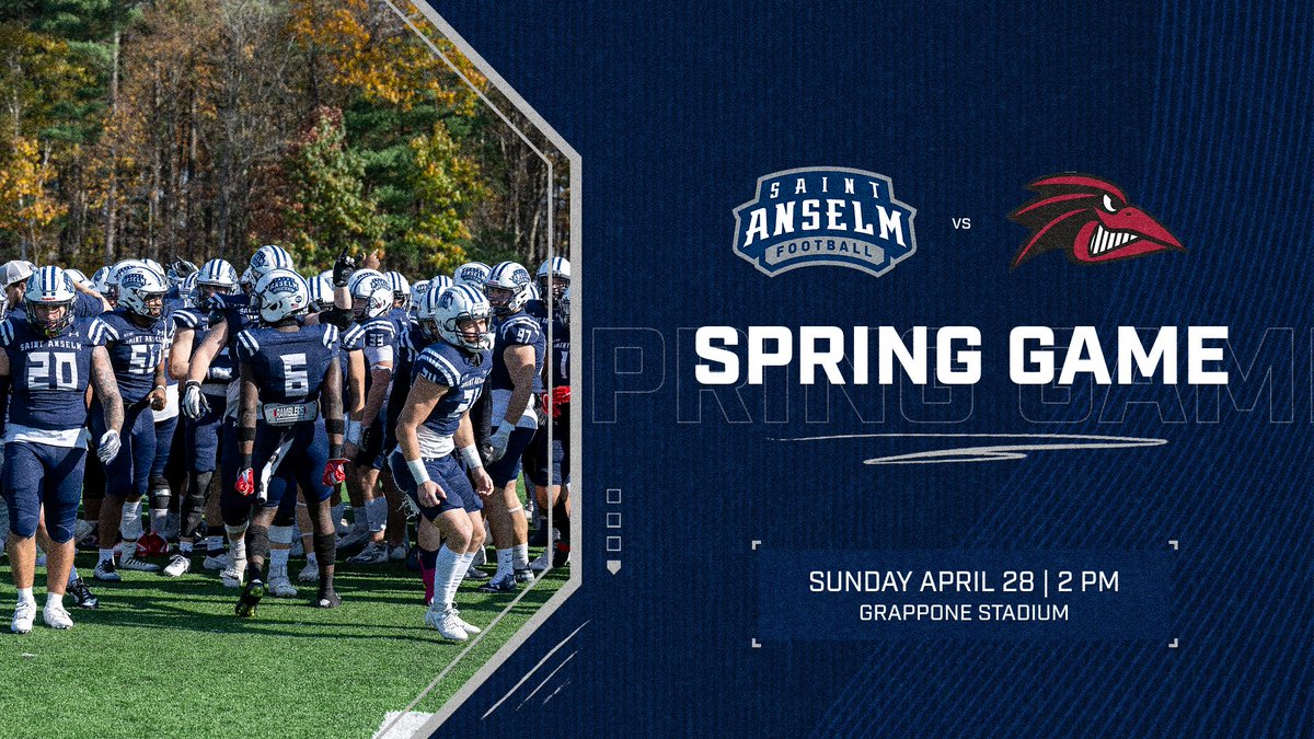 🏈Spring Game vs. FPU 🗓️ Sunday April 28th ⏲️2 PM EST 📍 Grappone Stadium Come out and cheer on the new group of Hawks! #BCM