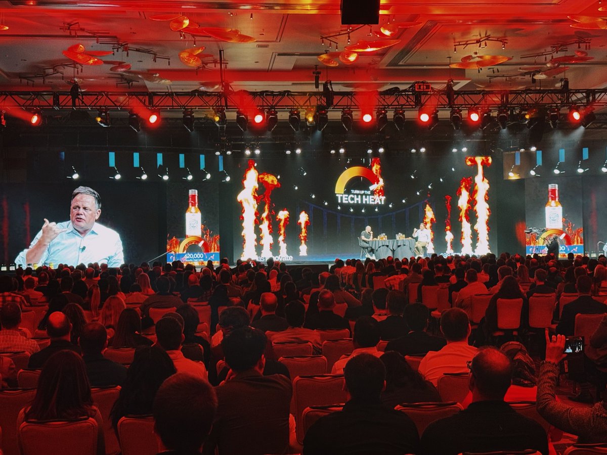 zencos's tweet photo. The Zencos team had a great time watching Bryan Harris participate in a Hot Ones style conversation with @HotOnesGameShow host @seanseaevans! #SASInnovate https://t.co/23xPTut2qc