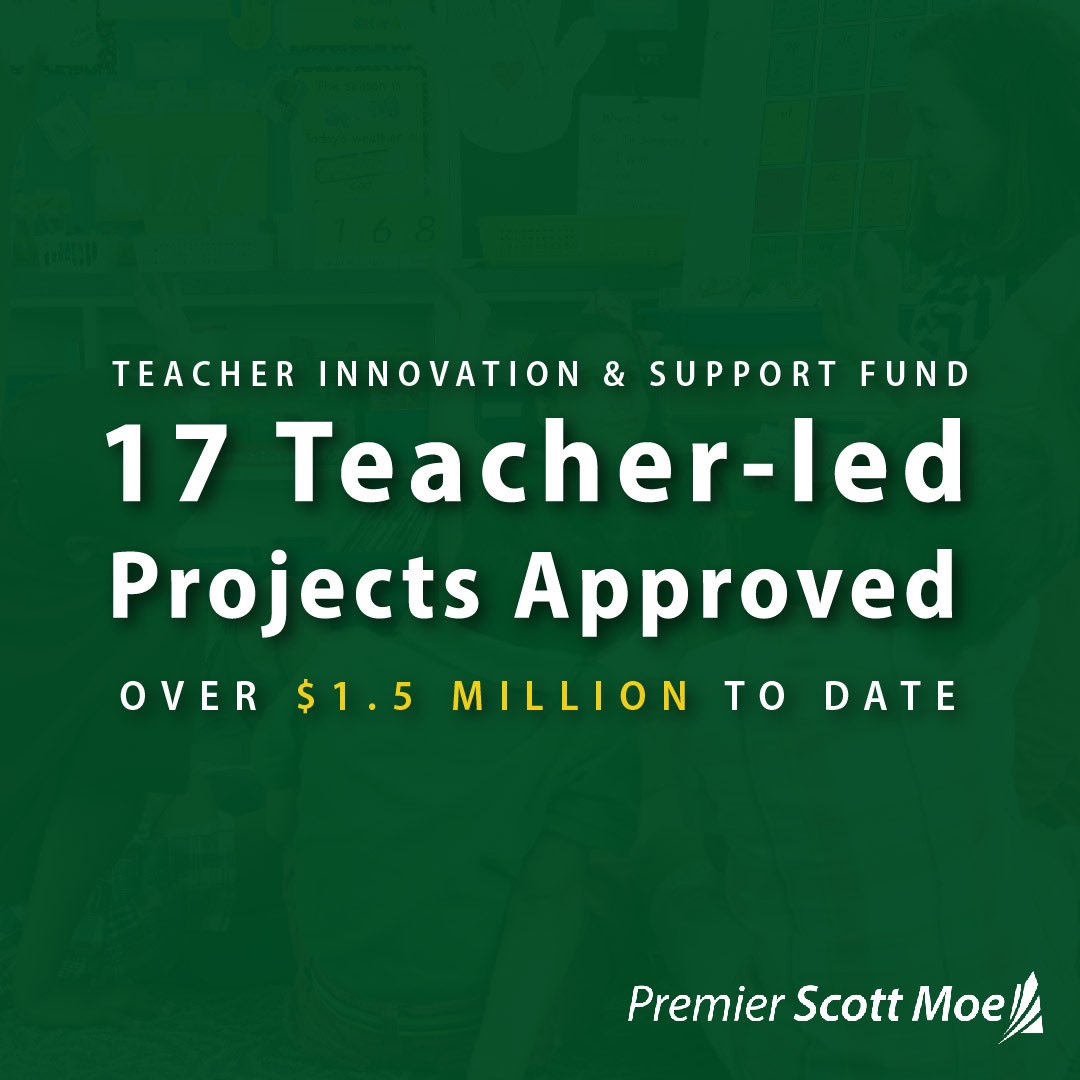 The third round of funding for the Teacher Support and Innovation Fund has seen an additional 17 projects approved, totalling nearly $650,000.   Our government’s commitment to provide these additional supports has been met with impressive and innovative project ideas from