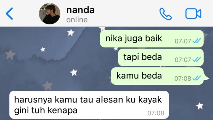 #NandaMada ; kamu beda, nanda. 

a jaemin n winter few tweets au.
#whitory #jaeminjeong
—by nayewrites.