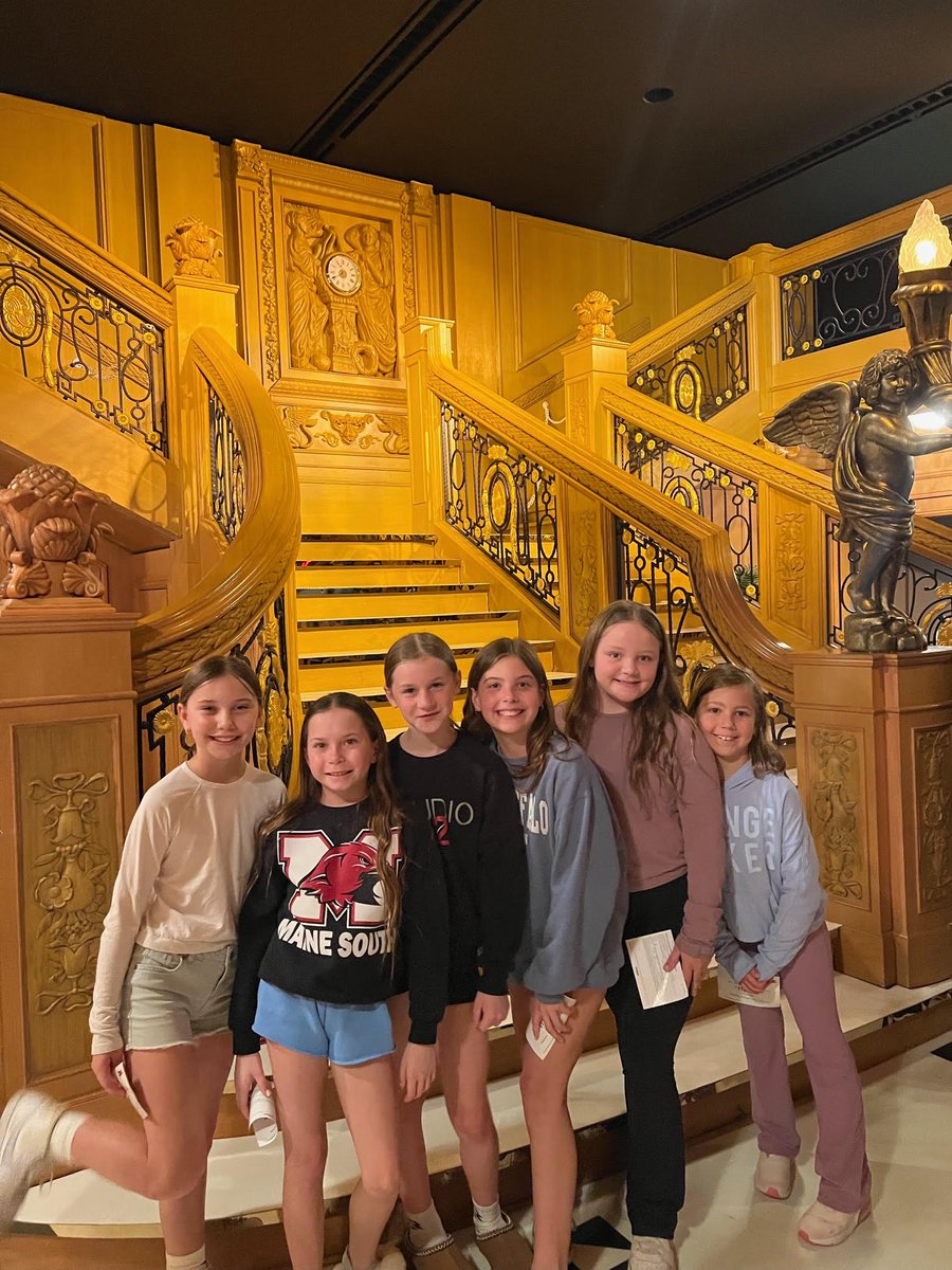 Visited the Titanic Exhibit today! Learned so much along the way 🚢⚓️