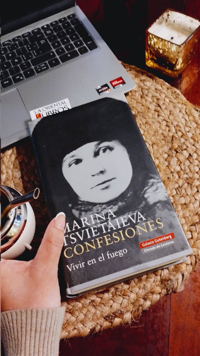 Los diarios de Marina Tsvietáieva... 'En efecto, no estoy hecha para la vida. En mí - ¡todo es incendio! Soy -Psique. No quepo en ningún traje- ¡ni en el amplísimo de mis versos!. No puedo vivir. Sólo puedo vivir en el sueño Oh, todo el tiempo; ¡morir, ¡por todo!..'