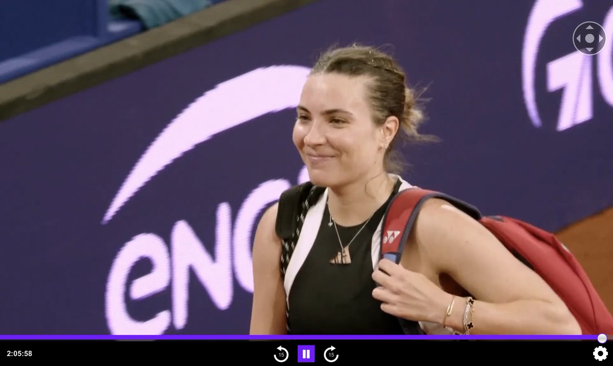 I think your smile @Gabriela_Ruse  says it all, You look so proud,, its well deserved.. so well done you’re on 🔥💐n Rouen🩷 Keep up the great work. 

(Do hope WTAtv & you don’t mind me taking a couple of screen shots in sharing the moment,, as you put a grin on my face,, superb)