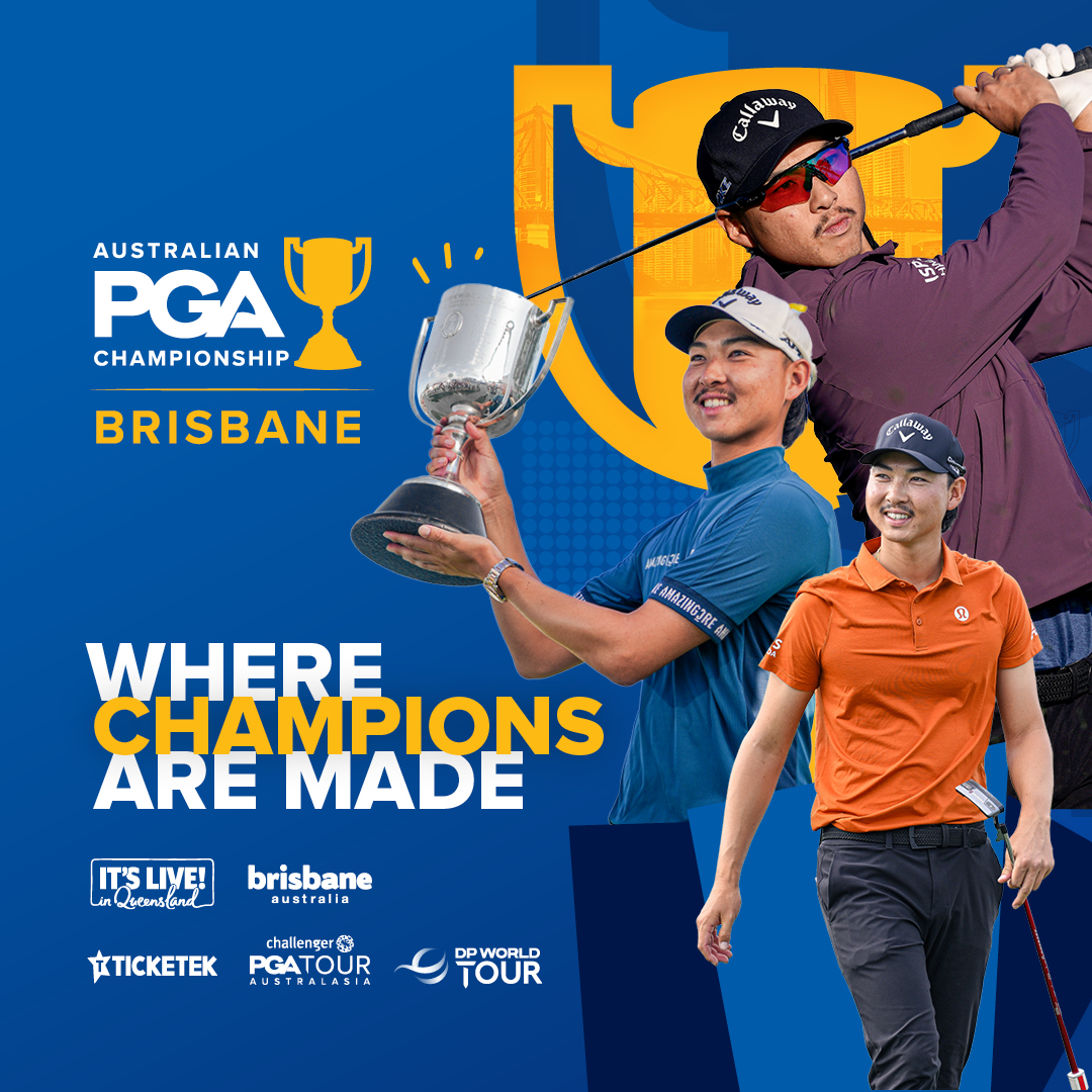 🏌️‍♂️ Let’s cook! Reigning champion Min Woo Lee is the FIRST confirmed player for the 2024 Australian PGA Championship. Don’t miss him defend his title against Australia’s best and world-class field from November 21-24 at Royal Queensland Golf Club. 🎫 bit.ly/PGAGOLF24