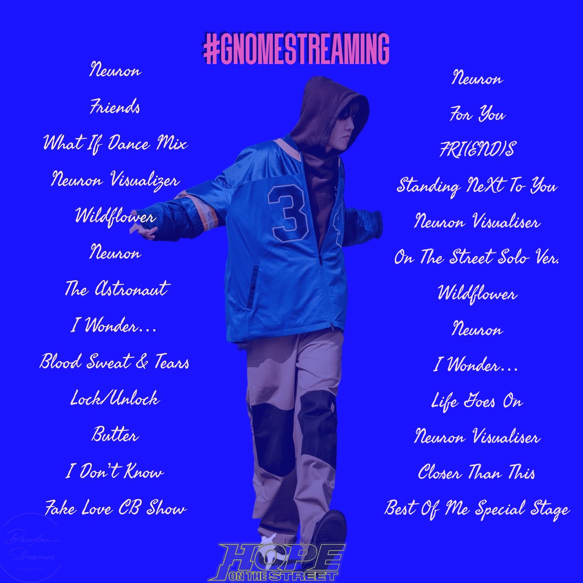 Hello and welcome to #gnomestreaming Get some YT streams in before end of tracking week. Search & stream listed MVs listed below⬇️⬇️ If you can't search manually, pls use this short PL. Consider turning it into a queue! ▶️youtube.com/playlist?list=… #HOPE_ON_THE_STREET