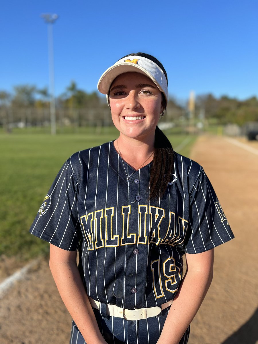 Millikan sophomore Addyson Everett had 6 RBI in the win at Wilson today