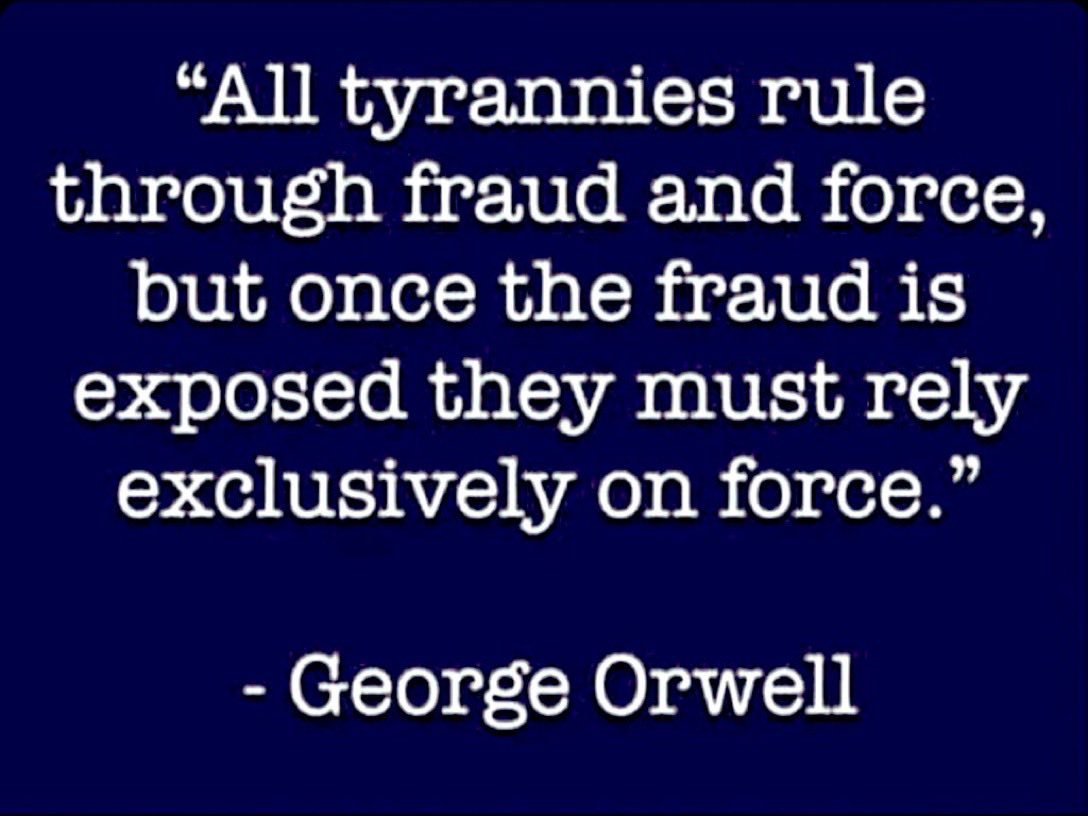 How true this is! Wow George Orwell was ahead of his time! So smart!