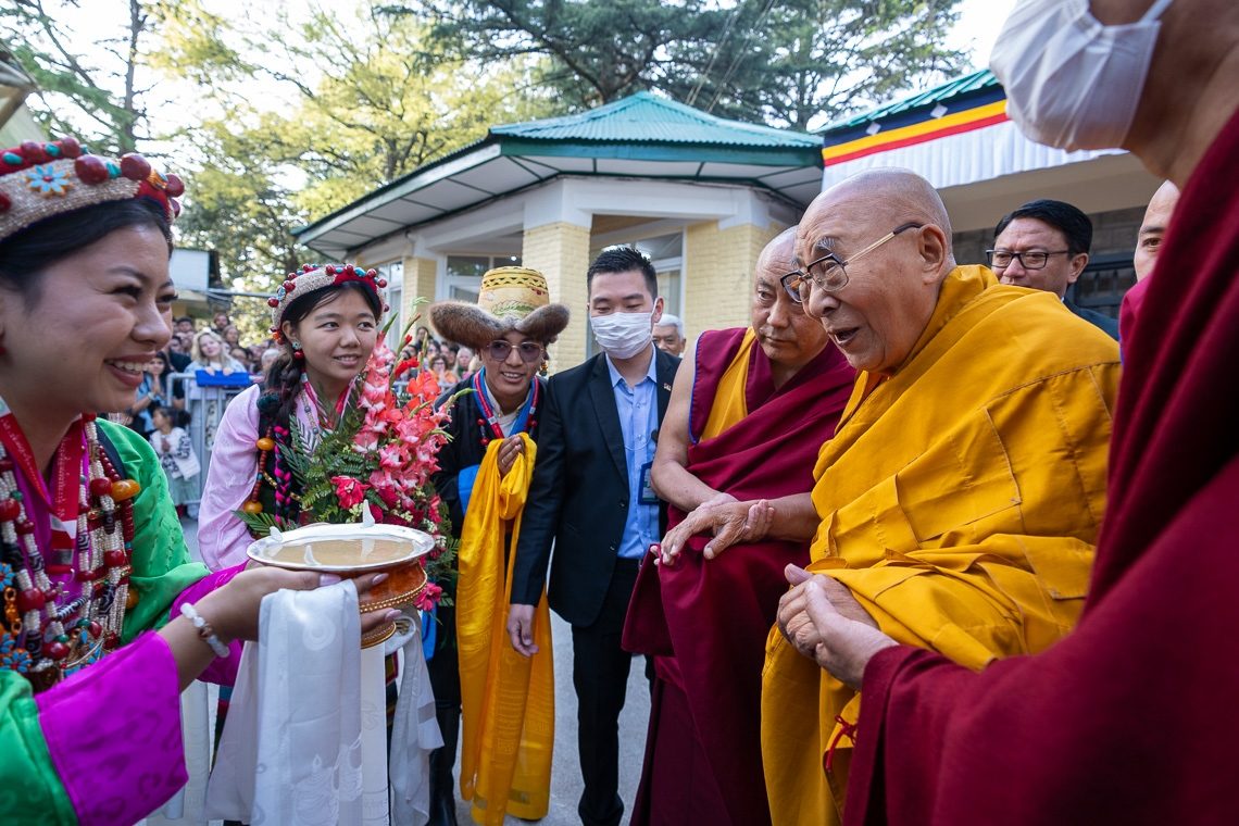 TOMORROW: zone: #Dharamsala, HP, #India April 19 - 20, 2024 His Holiness the #DalaiLama will give teachings on 100 Deities of #Tushita Heaven in the mornings: Main Tibetan Temple, Namgyal Monastery. For further information please see dalailama.com/live #LoveTibet #FreeTibet