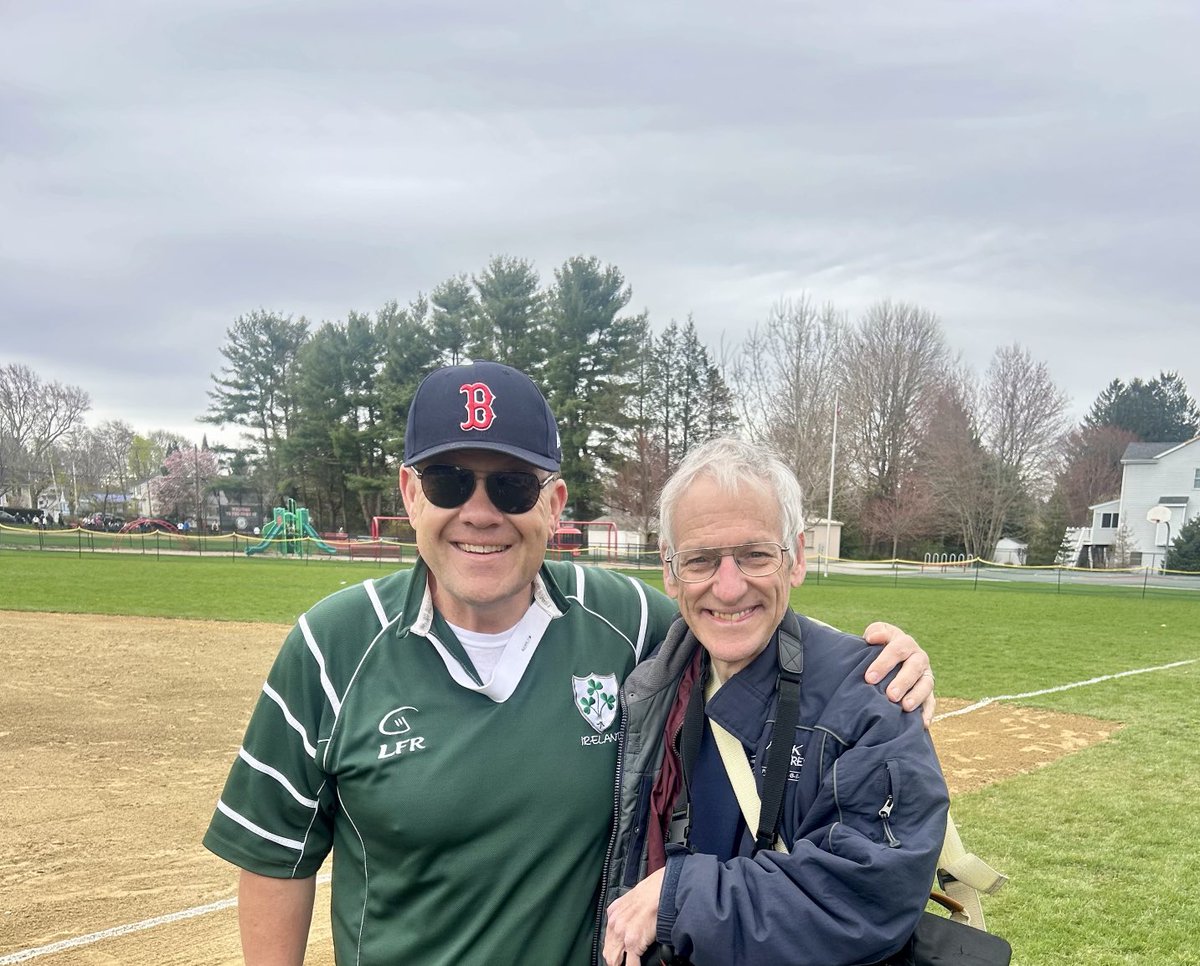 It was great seeing “Sunny” at the softball game this morning. He has been taking photographs at NA events and schools throughout the Merrimack Valley for 40 years. He took my senior picture 34 years ago. ⁦@NA_Athletics⁩