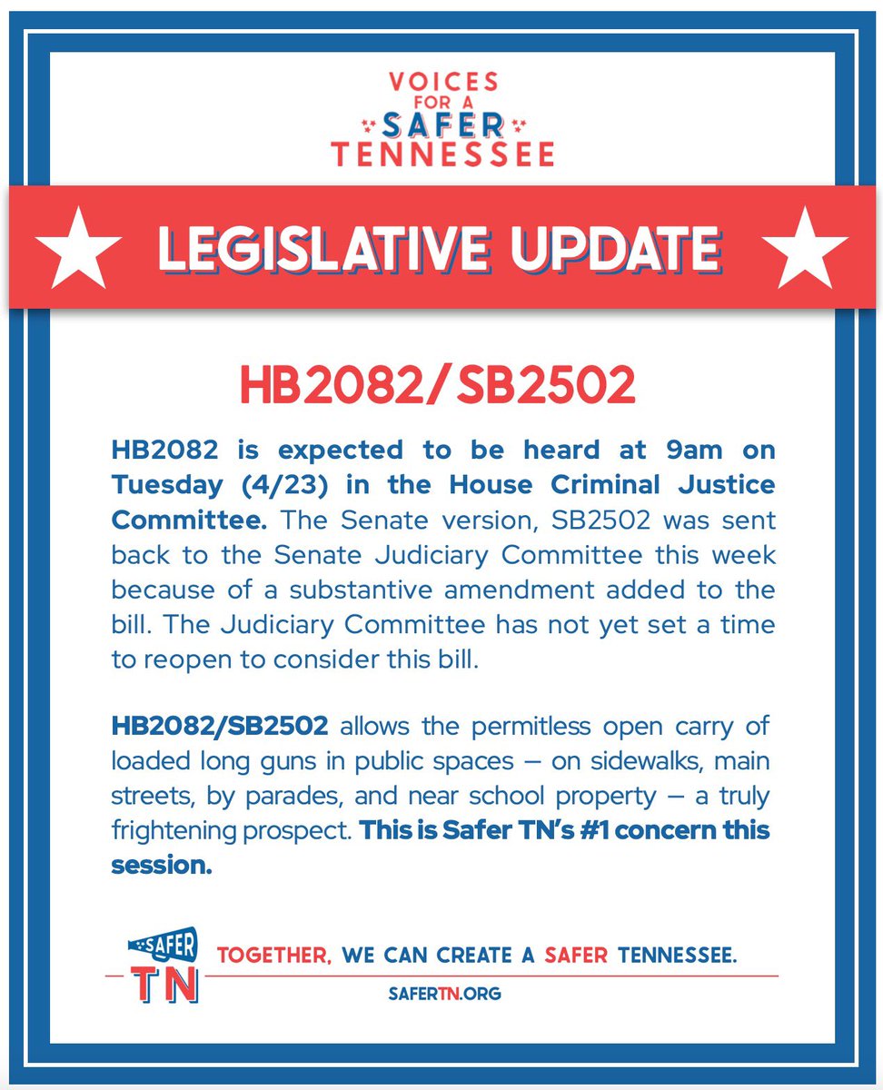 THURSDAY, APRIL 18 LEGISLATIVE UPDATE: Please check out these slides for today’s updates on a few bills we’re tracking.