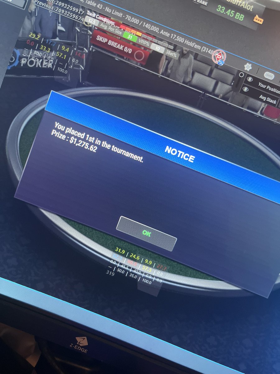 StayFocused420's tweet photo. @ACR_POKER that’s 4 misdealt hands in 2 days 🤔 
Wouldn’t be an issue if it didn’t set my timebank to 0 everytime. Playing on 0 timebank it’s extremely annoying.

Please fix this 

Got the dub anyway, but def lost some extra hairs with no time for decisions https://t.co/jXeengMBq4