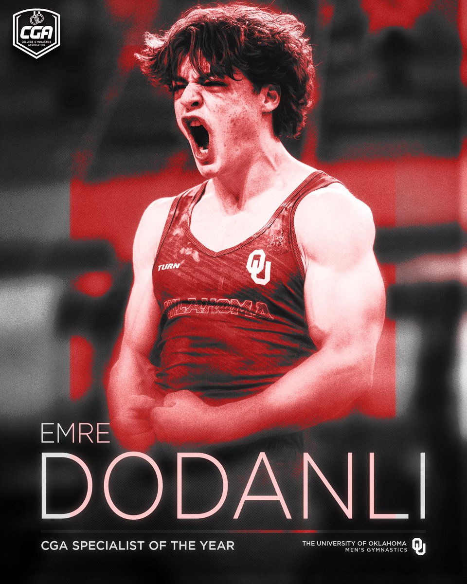 𝐃𝐨𝐦𝐢𝐧𝐚𝐧𝐭 Nobody was better on any event this season than Specialist of the Year Emre Dodanli was on floor exercise. #BoomerSooner ☝️
