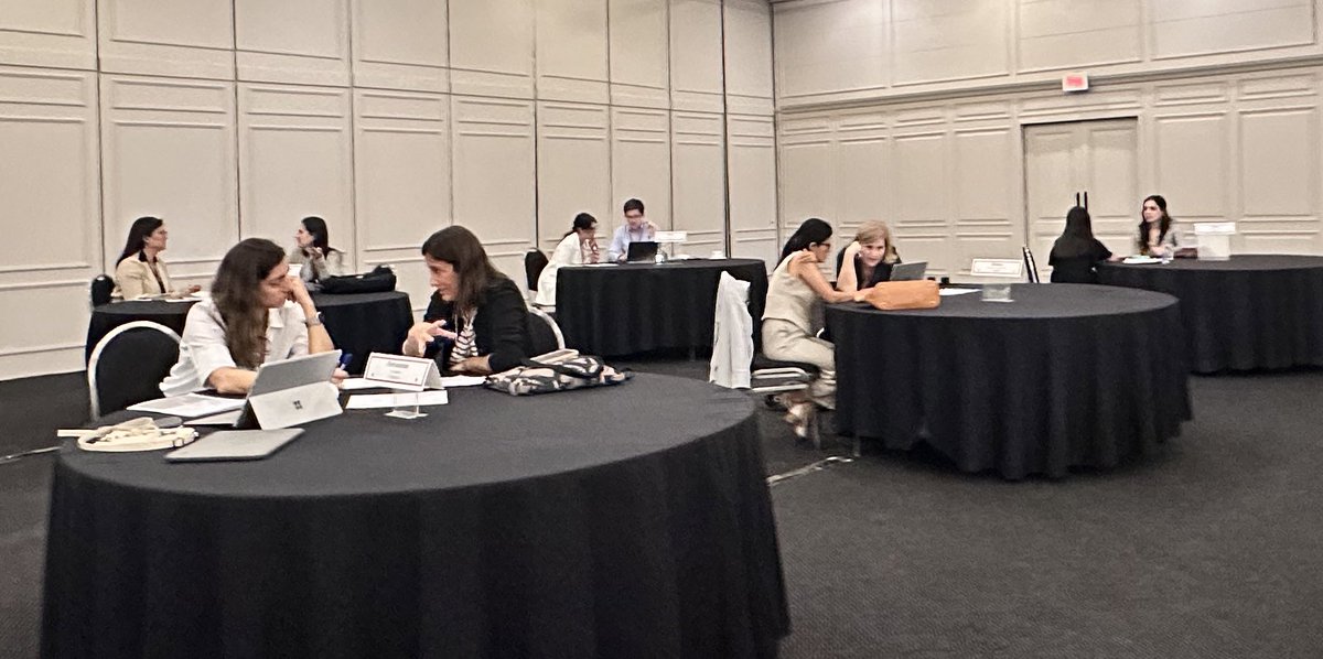 Speed mentoring sessions at #CRTILA24 sets up faculty-trainee pairs to create fast connections, find common ground and provide guidance across all areas of academic life @ASH_hematology