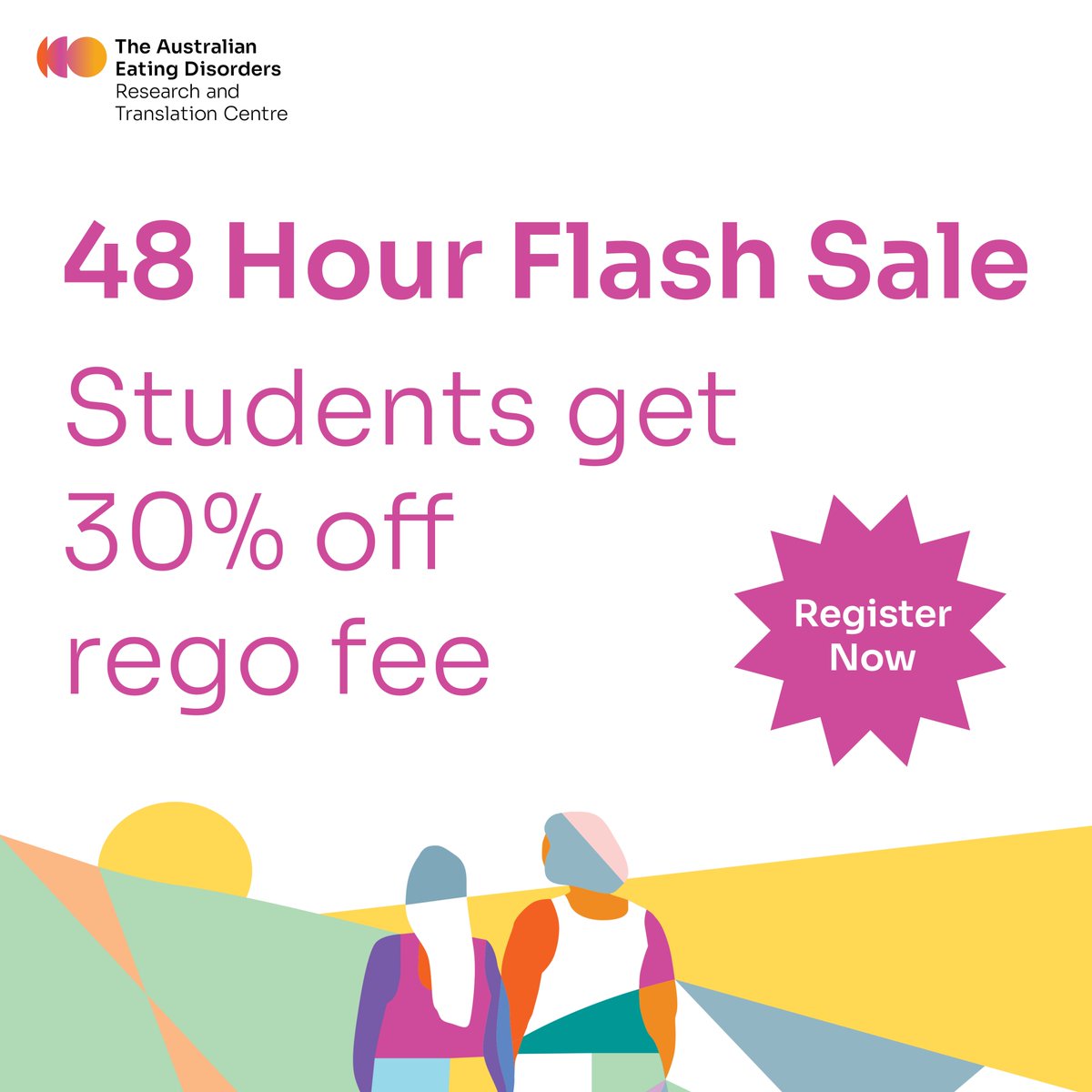 You asked, we listened! We are giving any student who registers to #ThinkTank2024 a 30% discount for the next 48 hours. Register here: bit.ly/49rif8j *Must have student email address. Offer ends 24/04/24 8am AEST. #student #discount #conference #mentalhealth