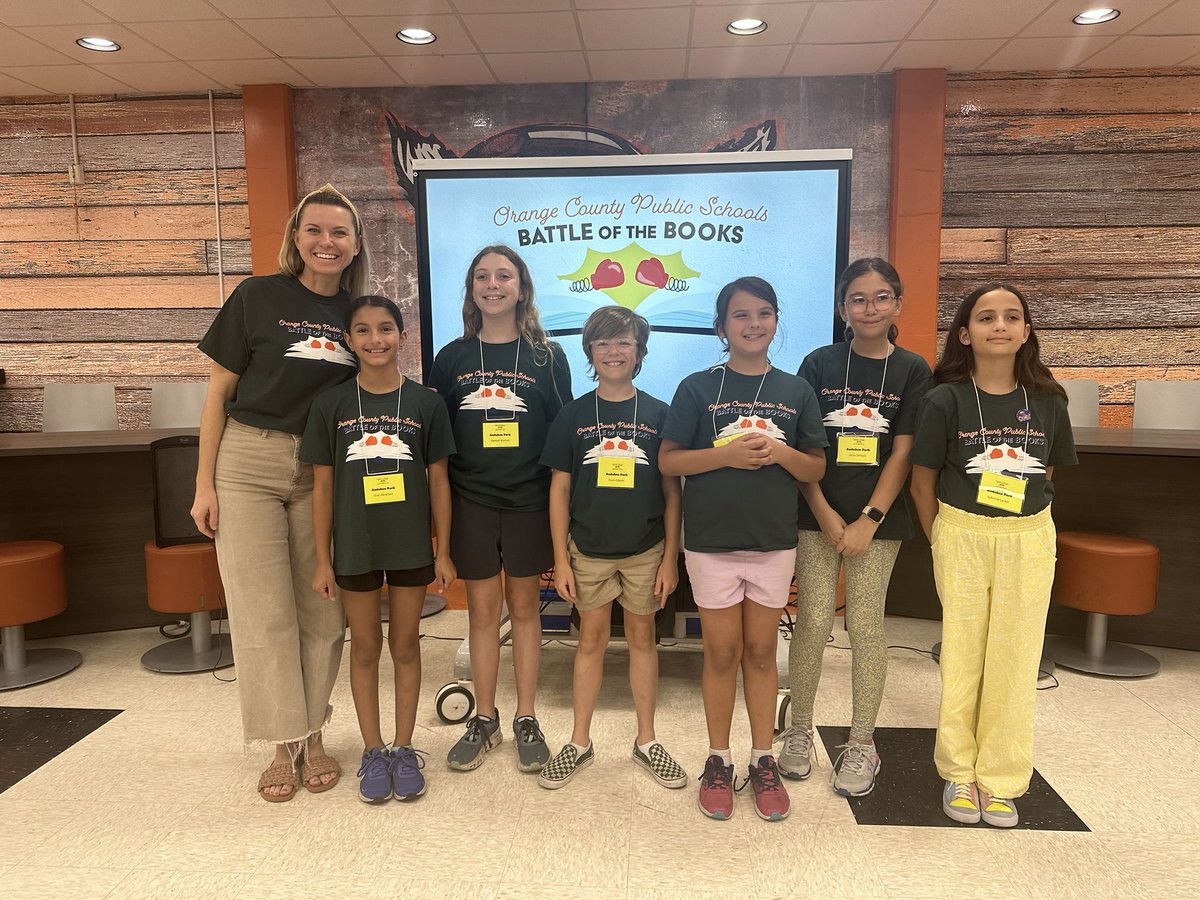 We are so proud of our Battle of the Books Elementary team for a great showing at competition this week! Congrats, Mrs. Klemowich and students! 👏🏼