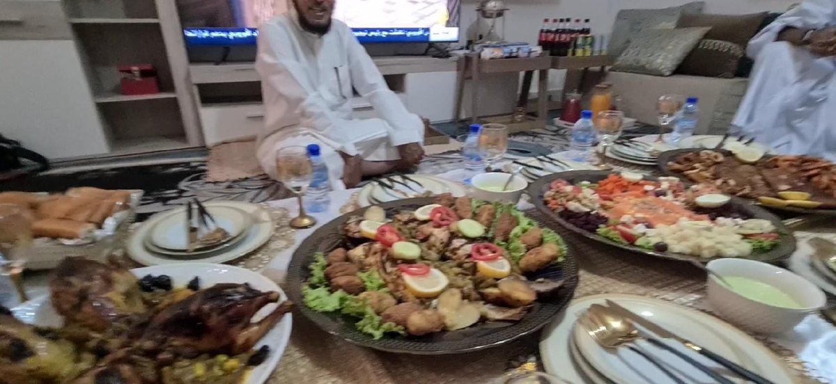 A farewell dinner at our host's house in Nouakchott, Mauritania. This dinner marks the end of our adventure in Mauritania. Tomorrow, Gerak Darma's team will fly to Tunis, Tunisia. Our host really outdid himself for this dinner. The variety of food on the table was mindblowing.