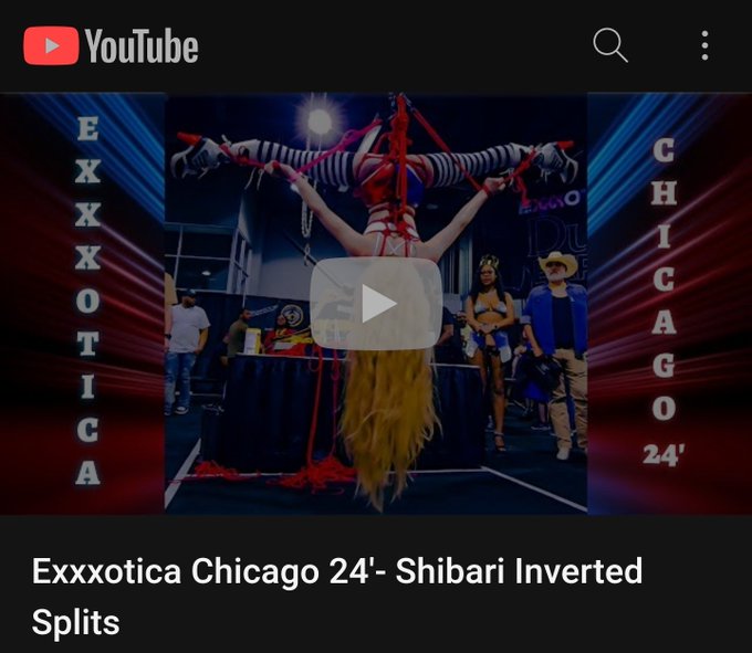 I finished editing one of the shibari suspension videos today 🙃 check it out on my YouTube channel! ❤️💙❤️💙<a href="/tag/happyhalloween"class="tags"><span>#happyhalloween</span></a><a href="/tag/doctober"class="tags"><span>#doctober</span></a>