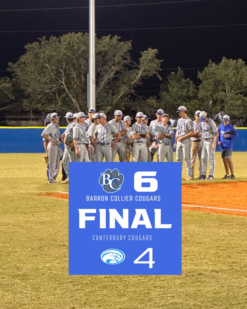 BarronBaseball's tweet image. Varsity squad goes up and beats a really strong Canterbury team!   #AITE #COUGARBATTLE