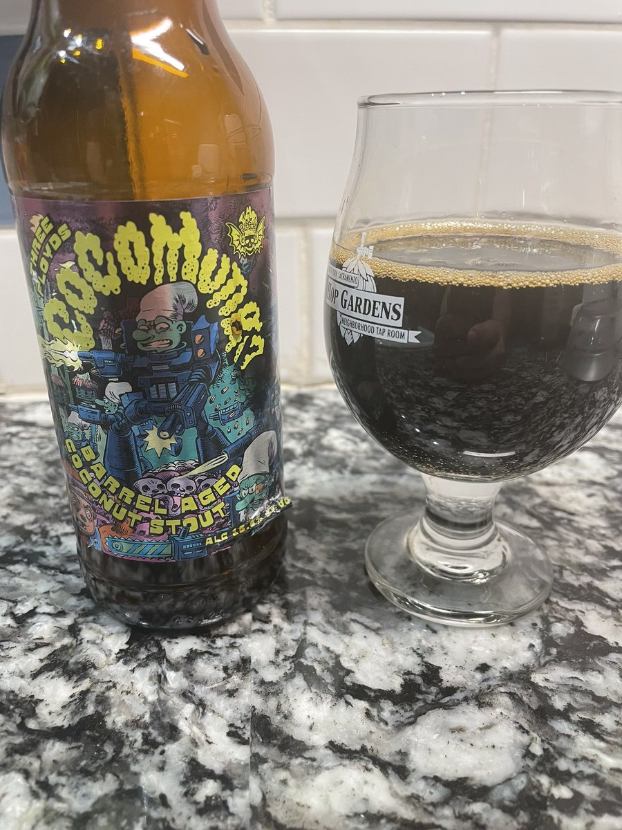 The level of coconut is amazing on this from @3floyds Cocomunga. @ephoustonbill @qblacklock @amethyst_heels @badhopper @BarrelBourbon @impopsy