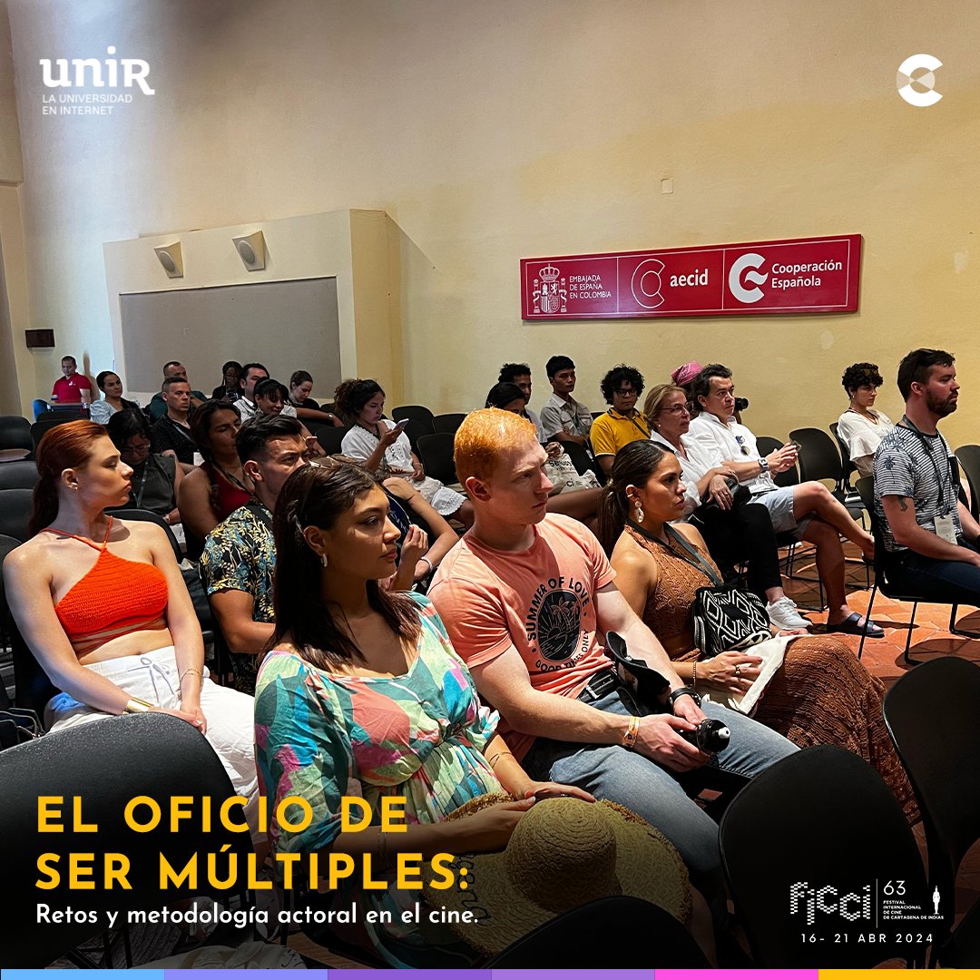 AcademiaColCine's tweet image. 📸 El oficio de ser multiple: Retos y metodología actoral en el cine

Junto a la Universidad Internacional de La Rioja (UNIR) fortalecemos nuestra alianza, ofreciendo beneficios para nuestros miembros en este evento.

#FICCI63 #CineColombiano #UNIR #AcademiaColombianadeCine