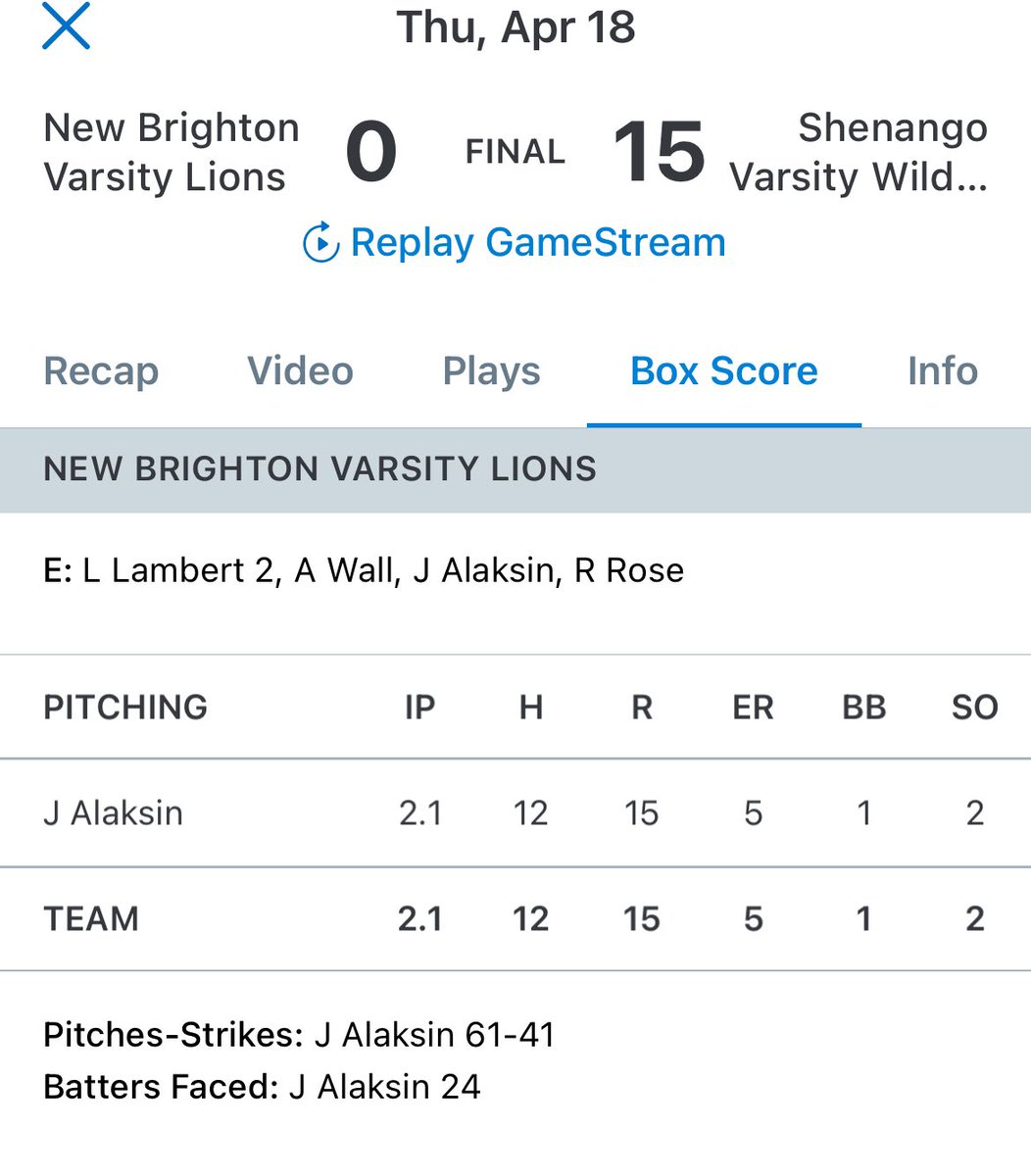 LCSportsNet's tweet photo. Shenango softball wins their FIFTH game in the last four days with a 15-0 (3 inn.) decision over New Brighton. Threes wild for @zoe_offie11 - 3-for-3 with a triple and 3 RBI. @KennediLynn2026 also with 3 RBI and gets the 3-inning no-hitter with 7Ks. https://t.co/ZgygDxDizj