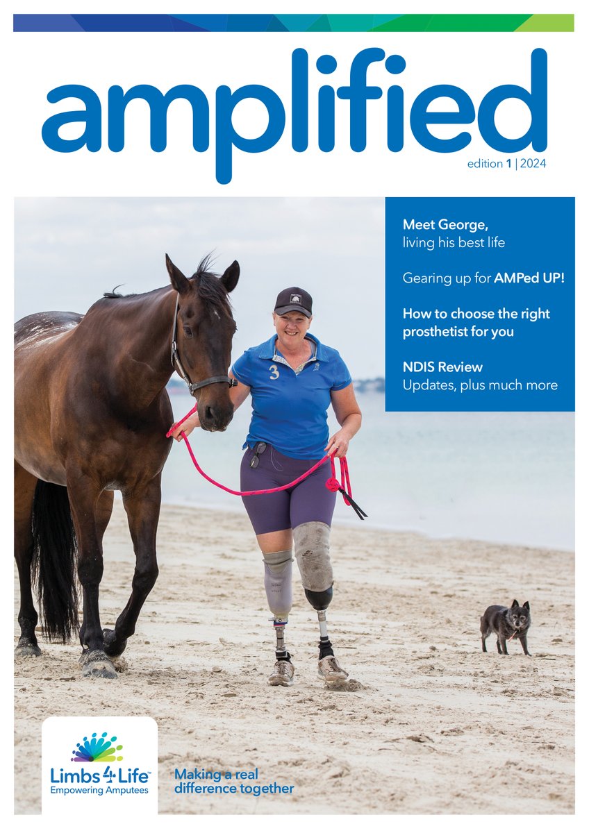 📷 The latest edition of Amplified is out now! Download it here - bit.ly/4ao3y7w Happy reading and have a great weekend! #amputee #prosthetics #peersupport