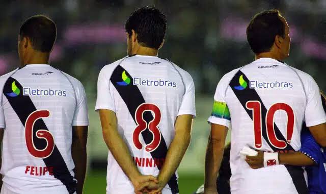 Felipe, Juninho Pernambucano e Edmundo, ídolos do @VascodaGama. Nostálgico!